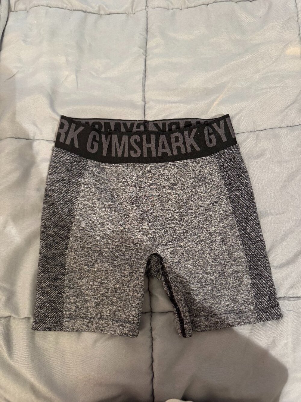 Gymshark Two-Tone Grey Contour Workout Shorts – Size XS